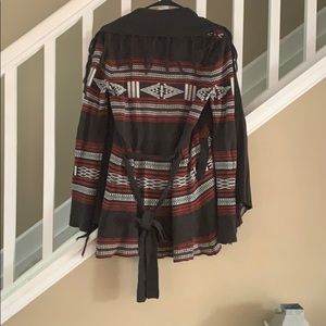 Boho sweater worn once